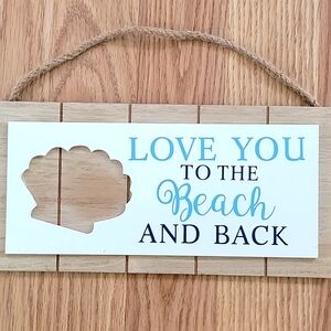 Beach Themed Wall Sign